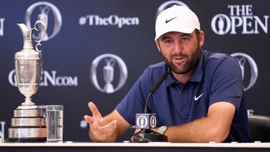 Scheffler says he is not thinking too much about the Grand Slam just yet