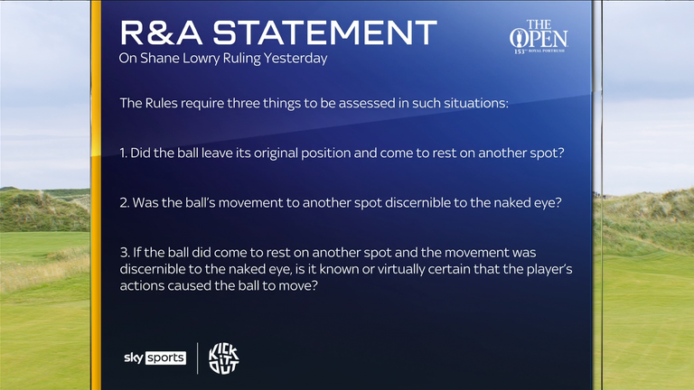 R&A statement