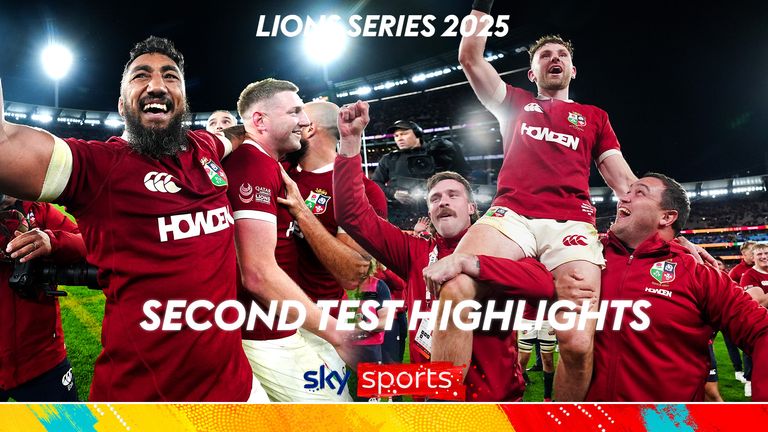 Highlights of a classic second Test between Australia and the British & Irish Lions in Melbourne