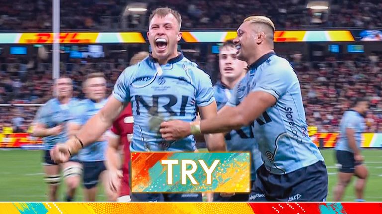 Watch Jones get over for his second try on the night in Sydney