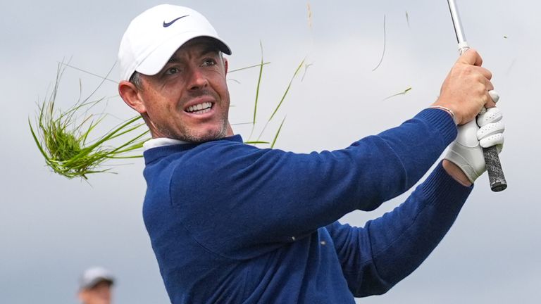 McIlroy was part of the morning wave for Friday's second round