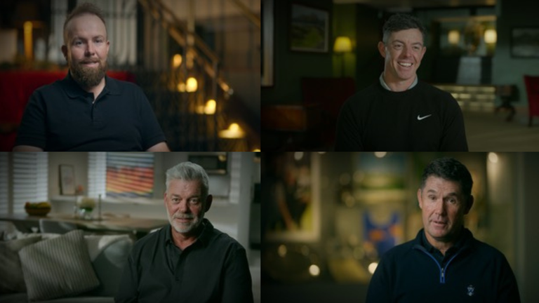 Shane Lowry, Rory McIlroy, Darren Clarke and Padraig Harrington all feature in the special new documentary 
