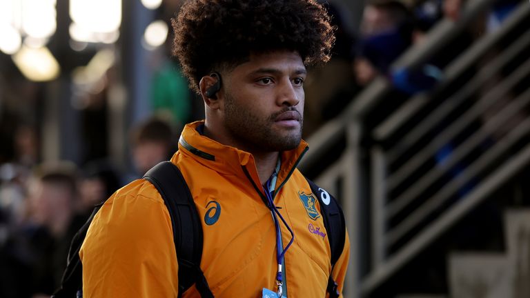 Back-row Rob Valetini has been ruled out for Australia due to a calf injury