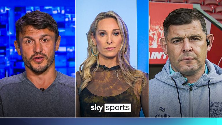 Highlights of the Super League clash between Leeds Rhinos and St Helens.