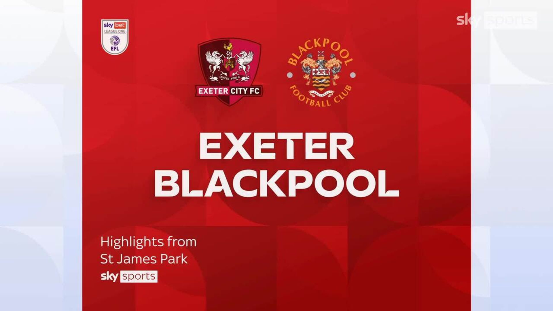 Exeter 4-1 Blackpool