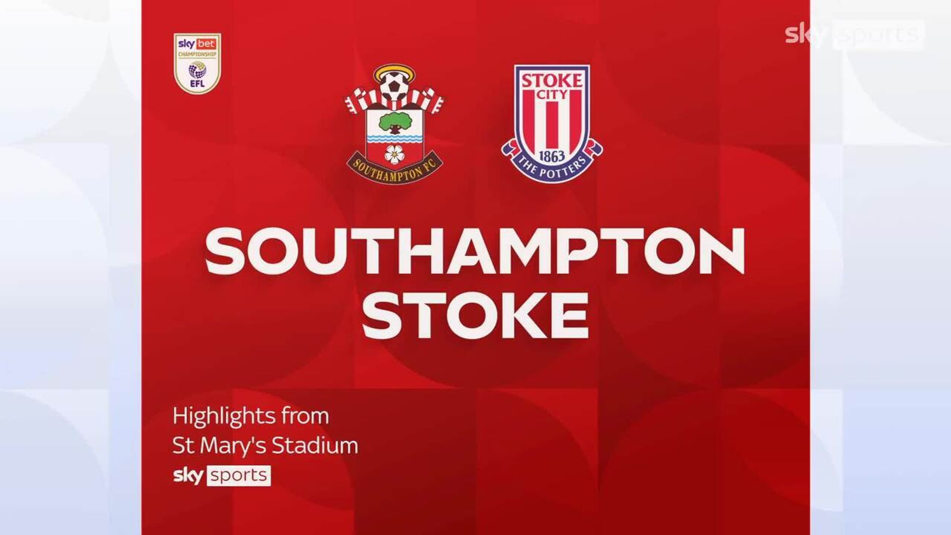 Southampton 1-2 Stoke