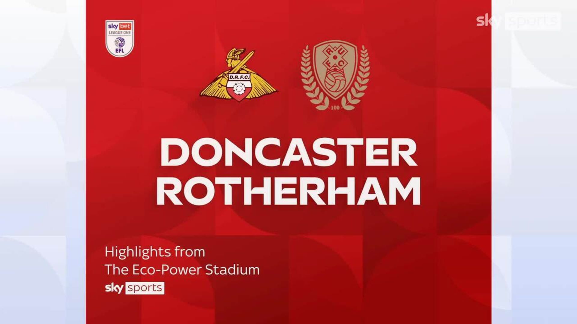 Doncaster 1-0 Rotherham