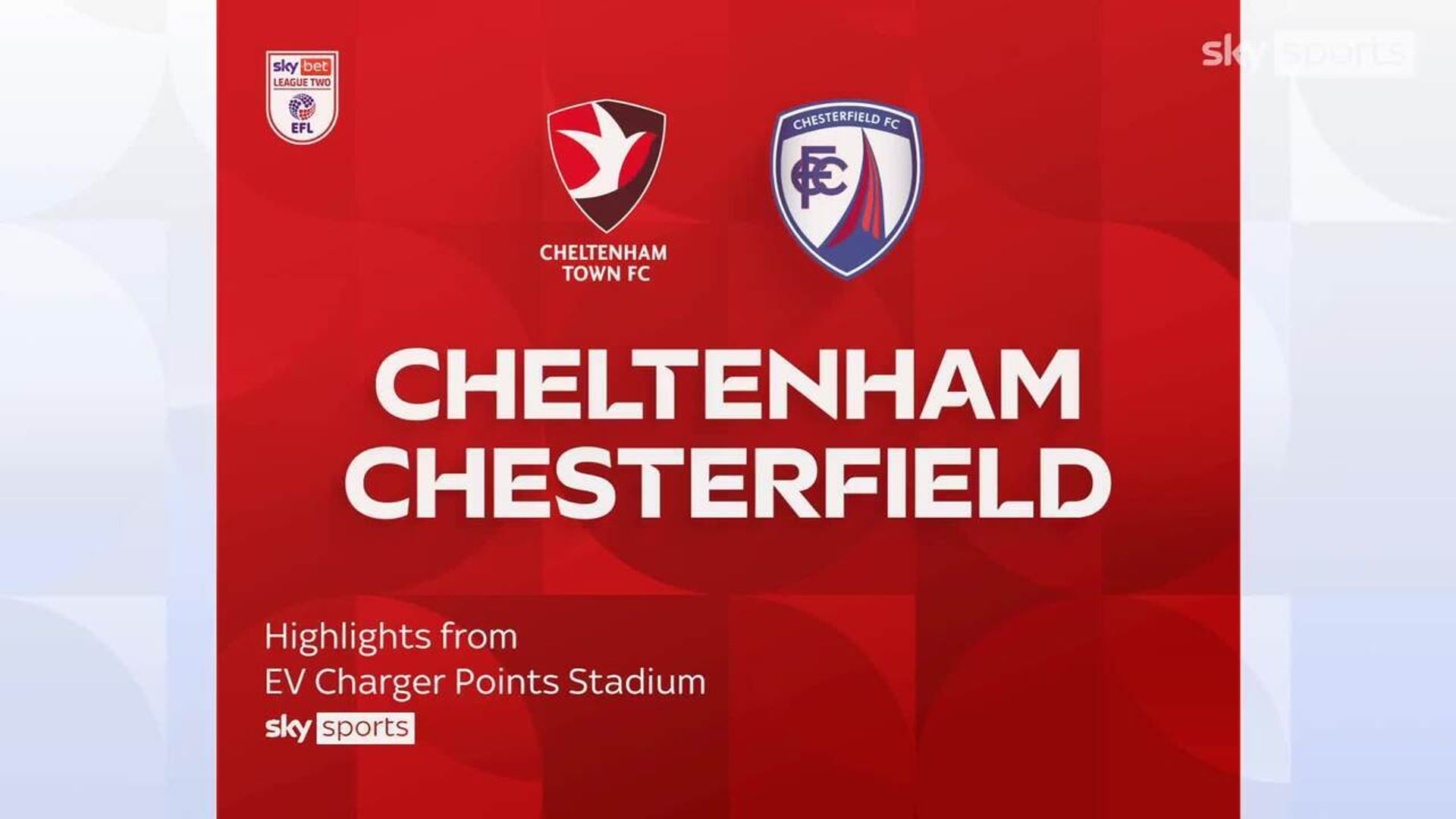 Cheltenham 0-2 Chesterfield