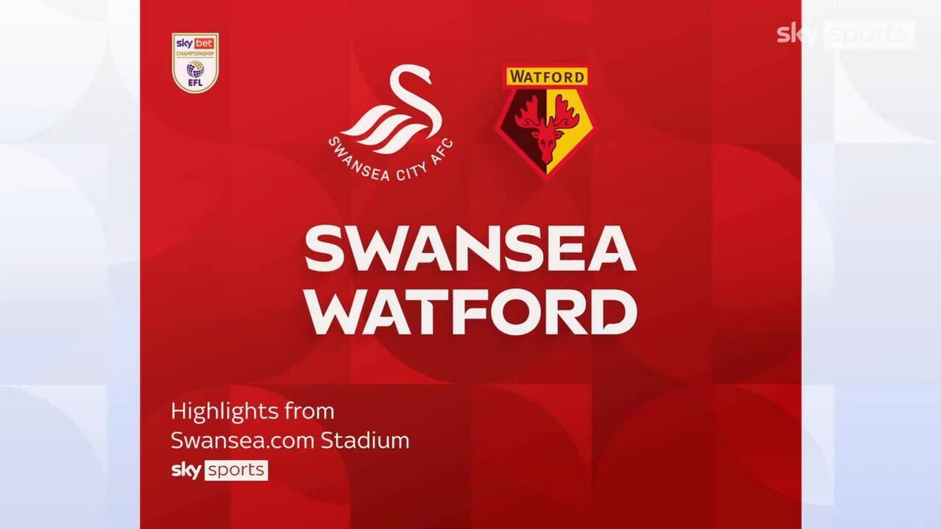 Swansea City 1-1 Watford 
