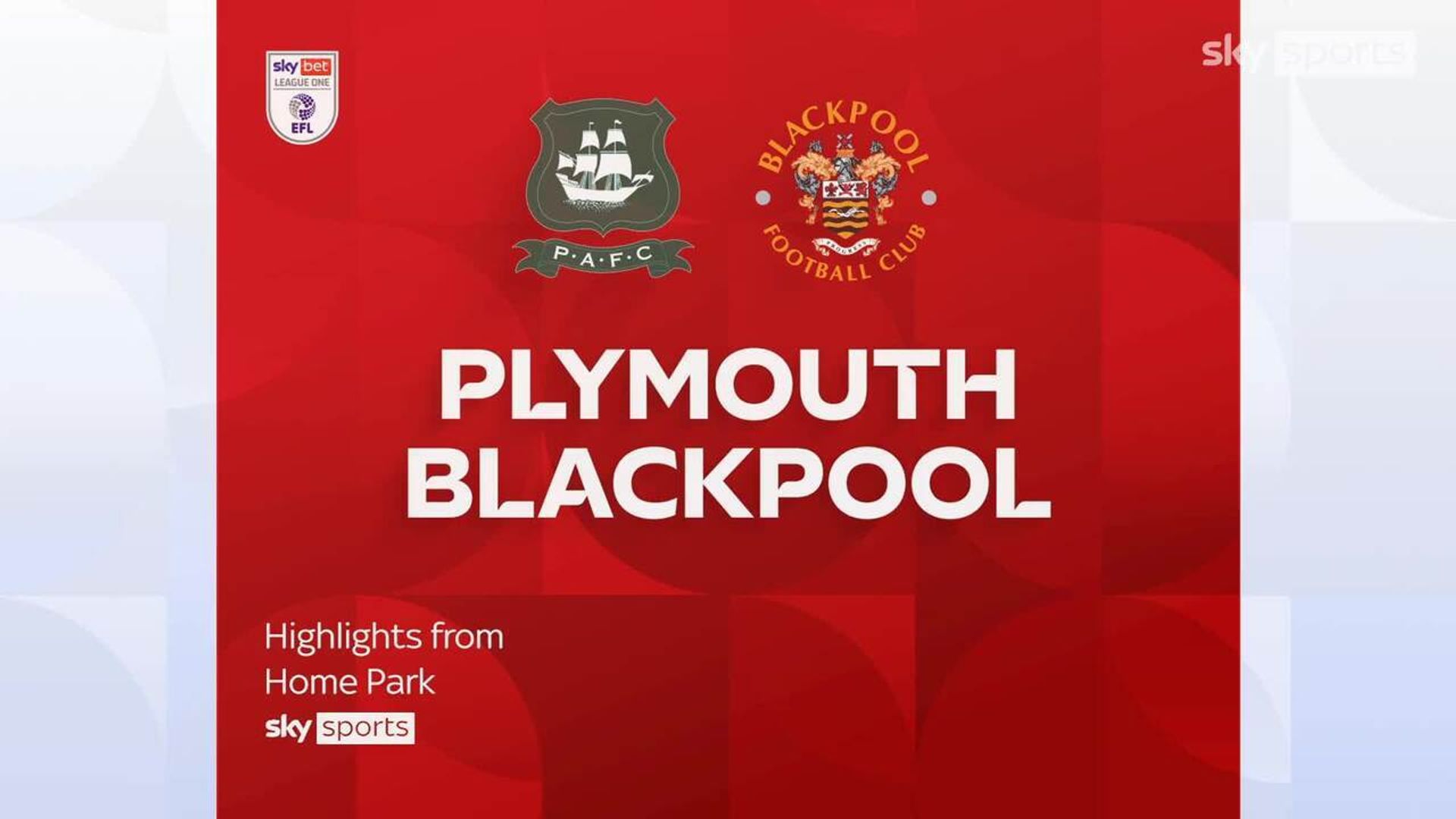 Plymouth 1-0 Blackpool