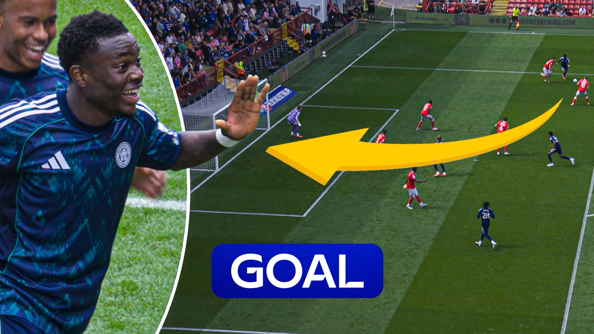 Fatawu scores MAGICAL strike for Leicester!