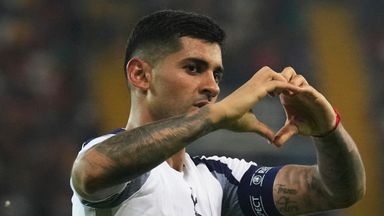 Image of Tottenham captain Cristian Romero has committed his future to the club