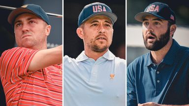 Justiin Thomas, Xander Schauffele, Scottie Scheffler are all part of Team USA's side for the 2025 Ryder Cup line-up 