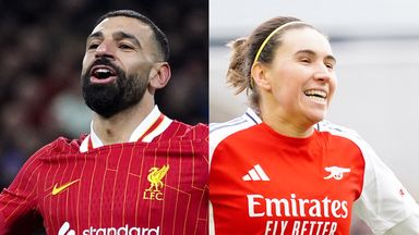 Mohamed Salah and Mariona Caldentey