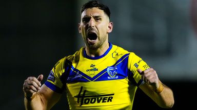 Ryan Matterson celebrates after Warrington staged a  comeback win