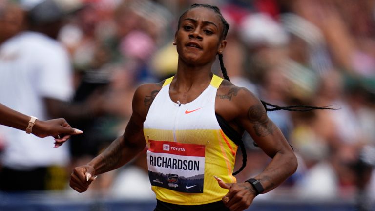 Richardson competed at the US Championships just days after her arrest