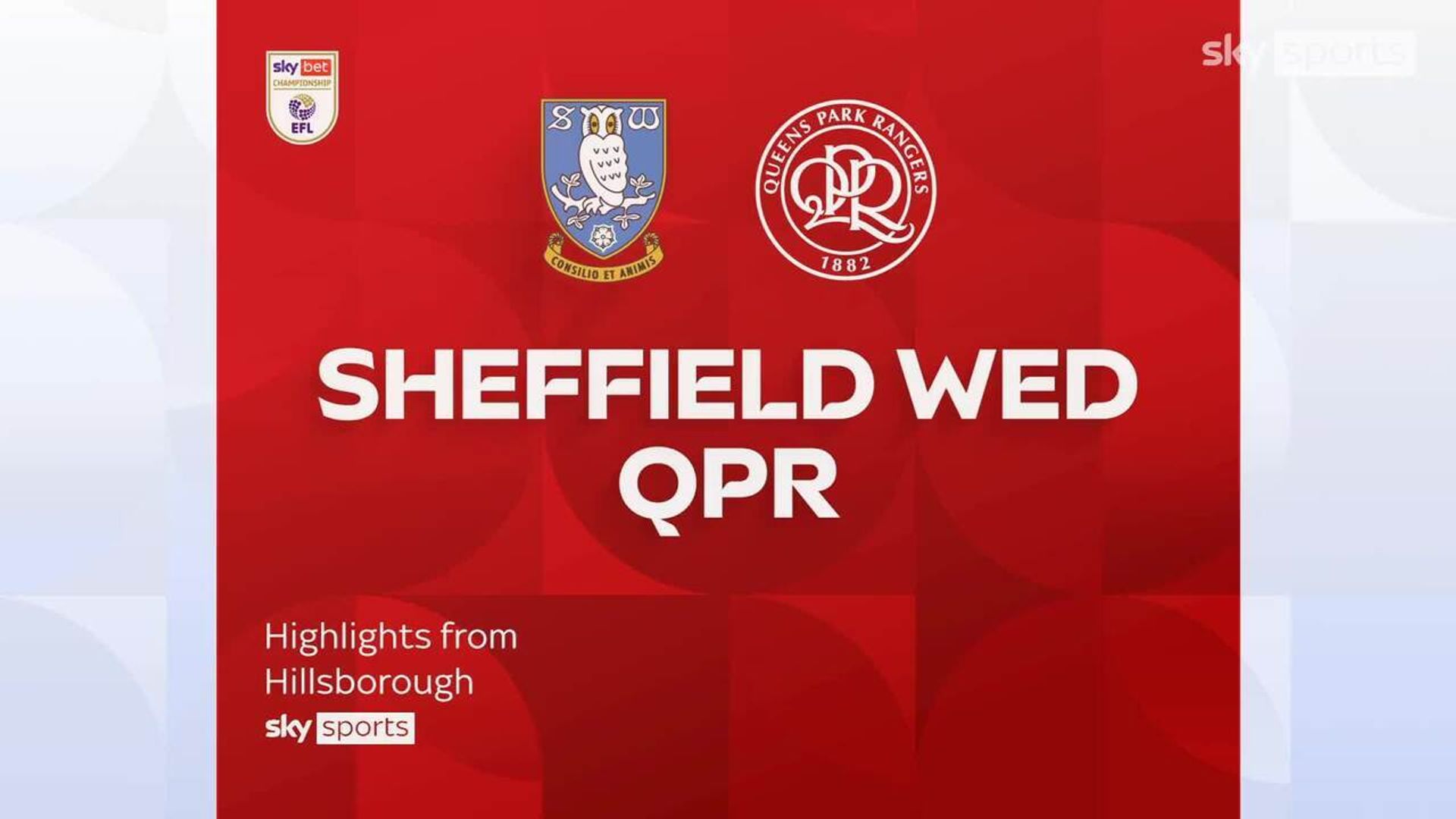 Sheff Weds 1-1 QPR