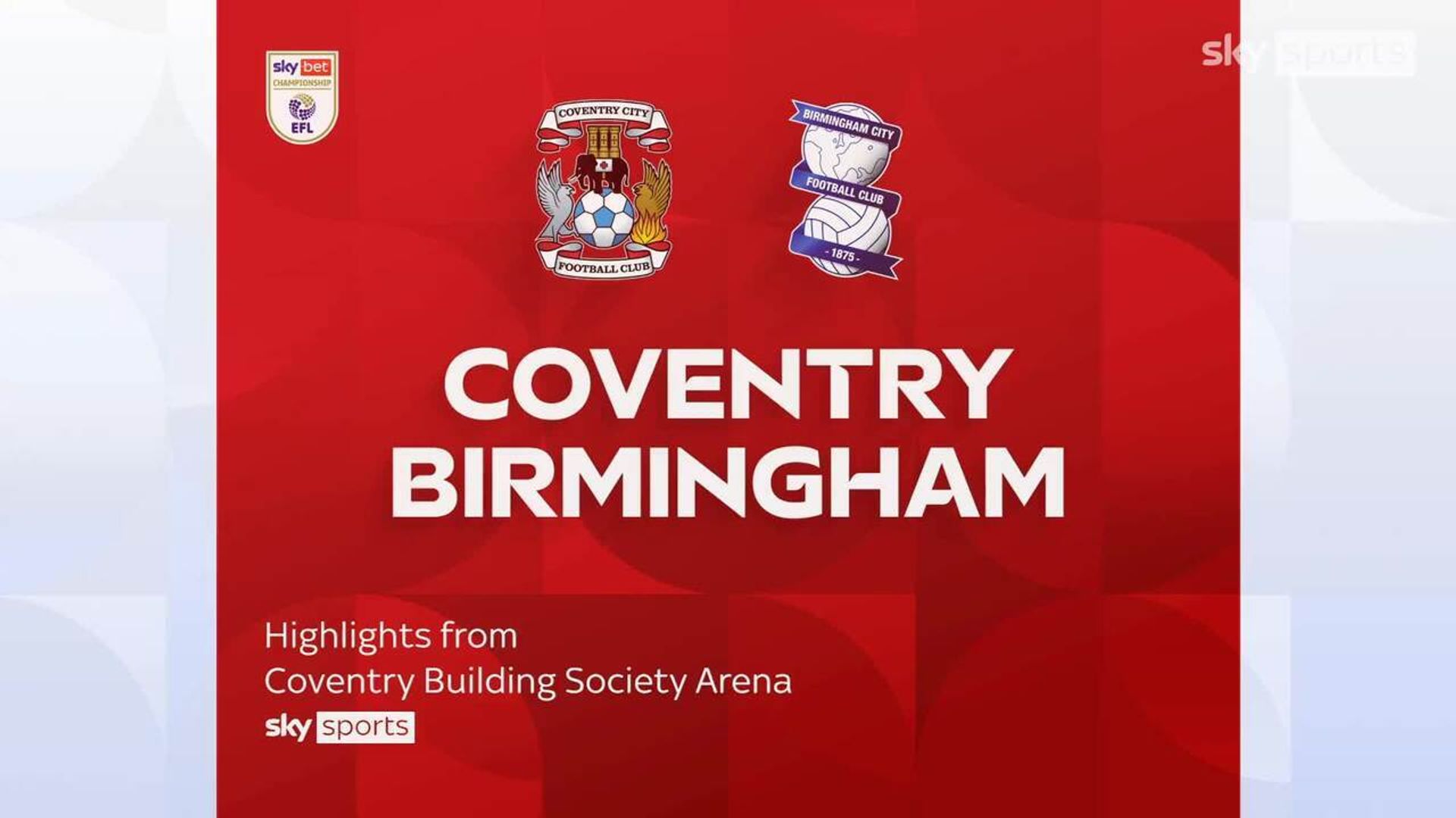 Coventry 3-0 Birmingham