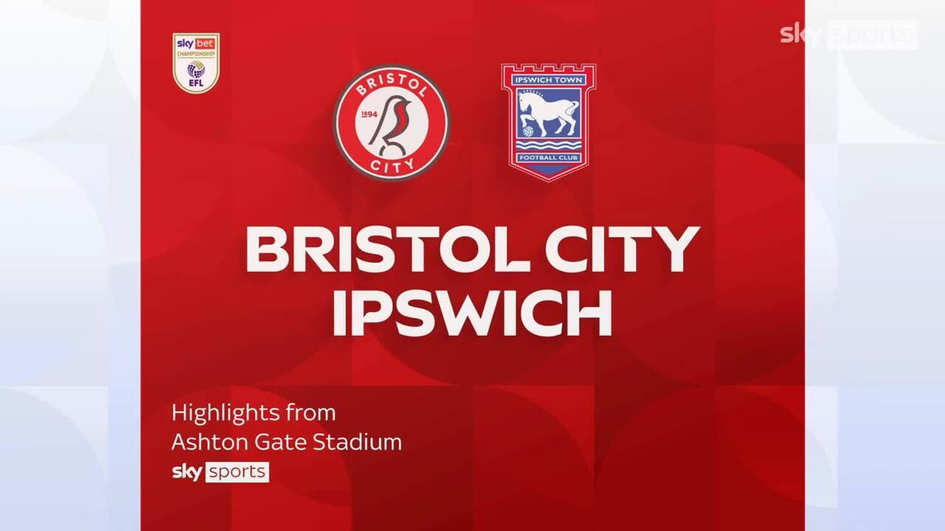 Bristol City 1-1 Ipswich