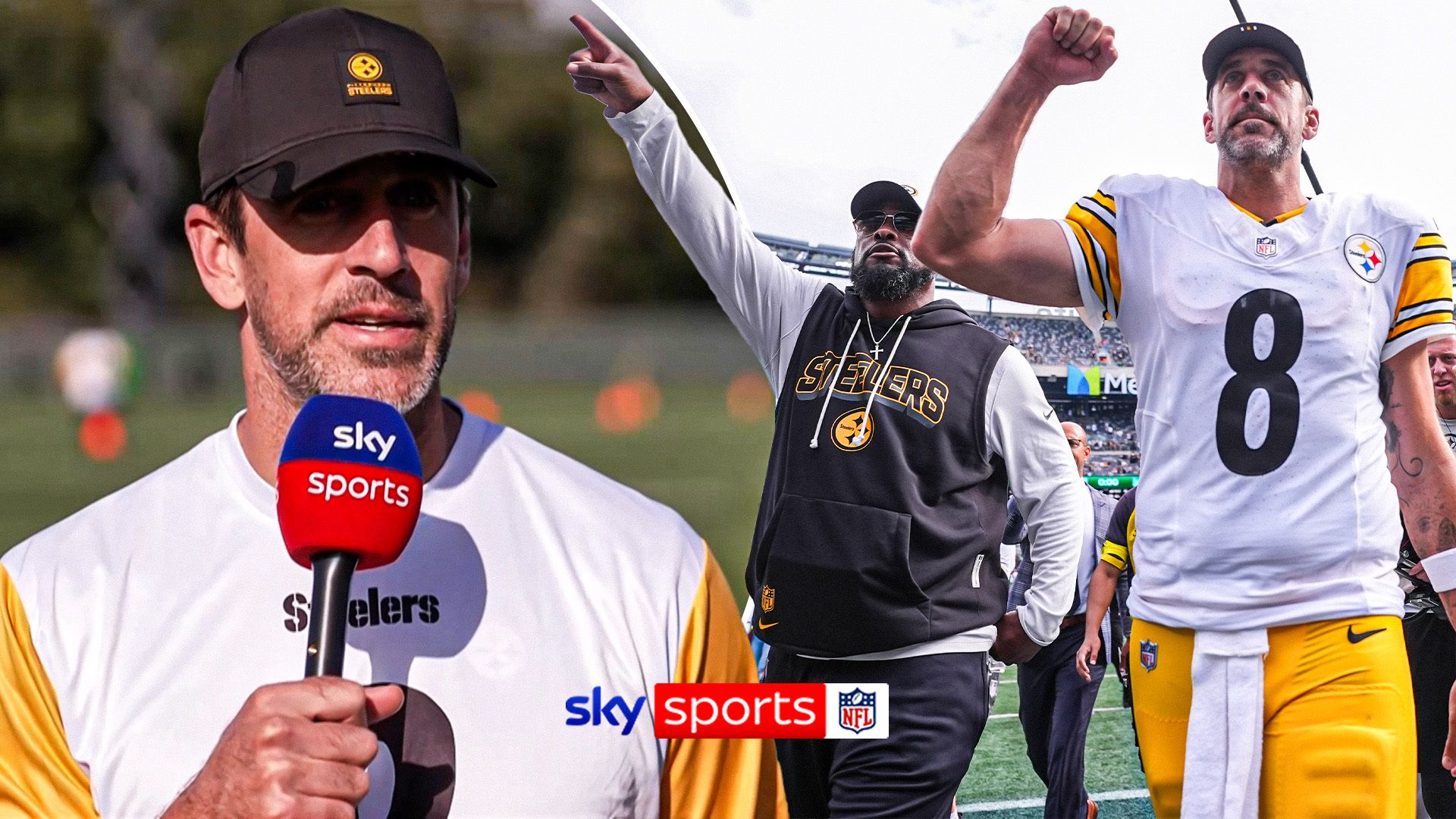 Rodgers talks Steelers debut, Tomlin admiration and GUINNESS!