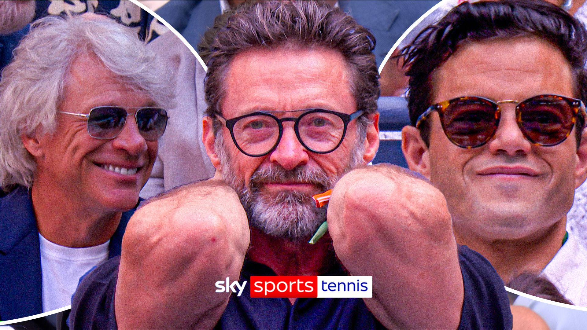 'The hottest ticket in town!' | Celebs watch US Open: Bon Jovi, Jackman and more!