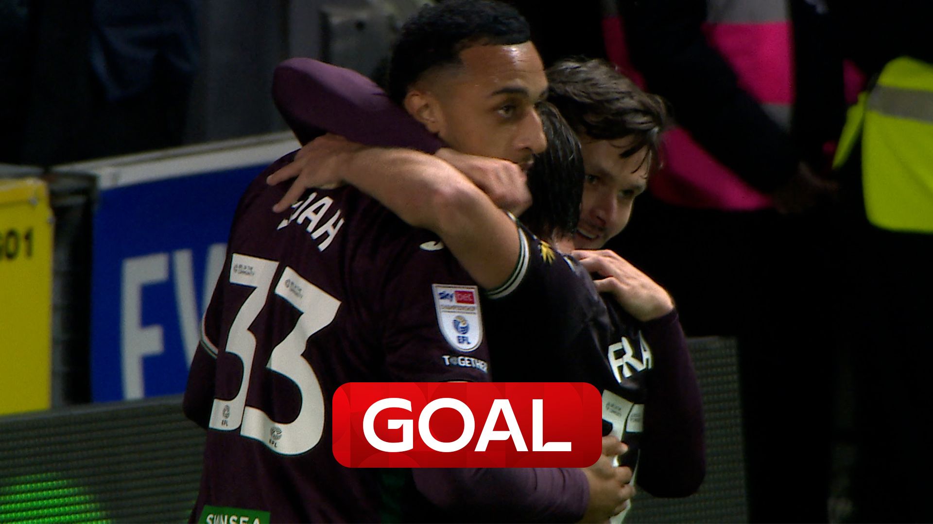 Cullen finishes off a superb breakaway to give Swans the lead