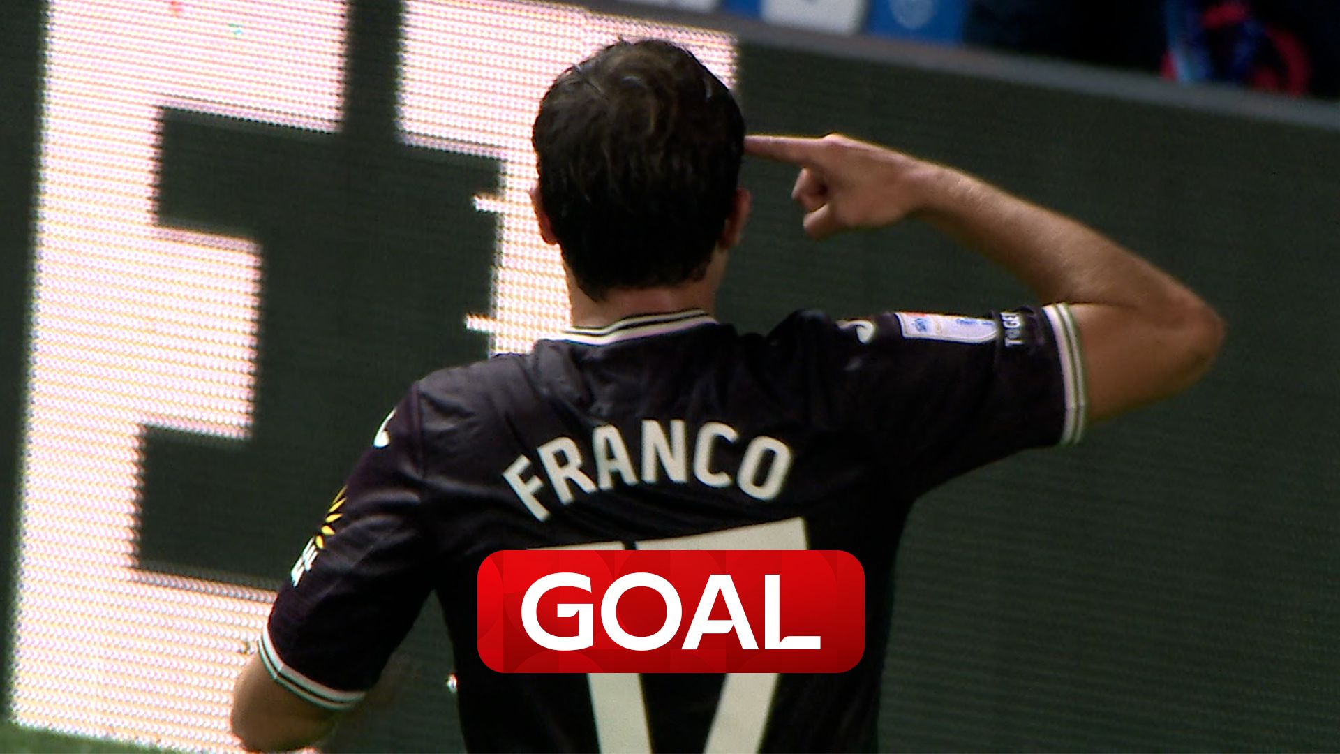 Franco levels the score for Swansea with stunning volley!