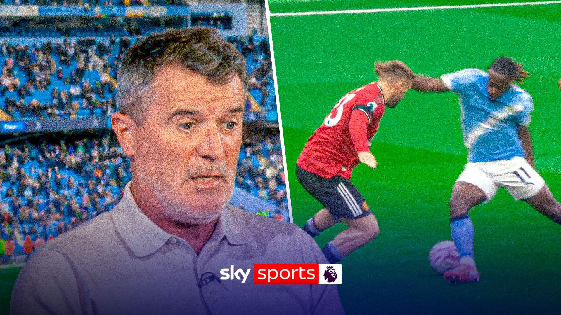 'Far too easy!' | Keane FUMES over Shaw's defending for Foden goal