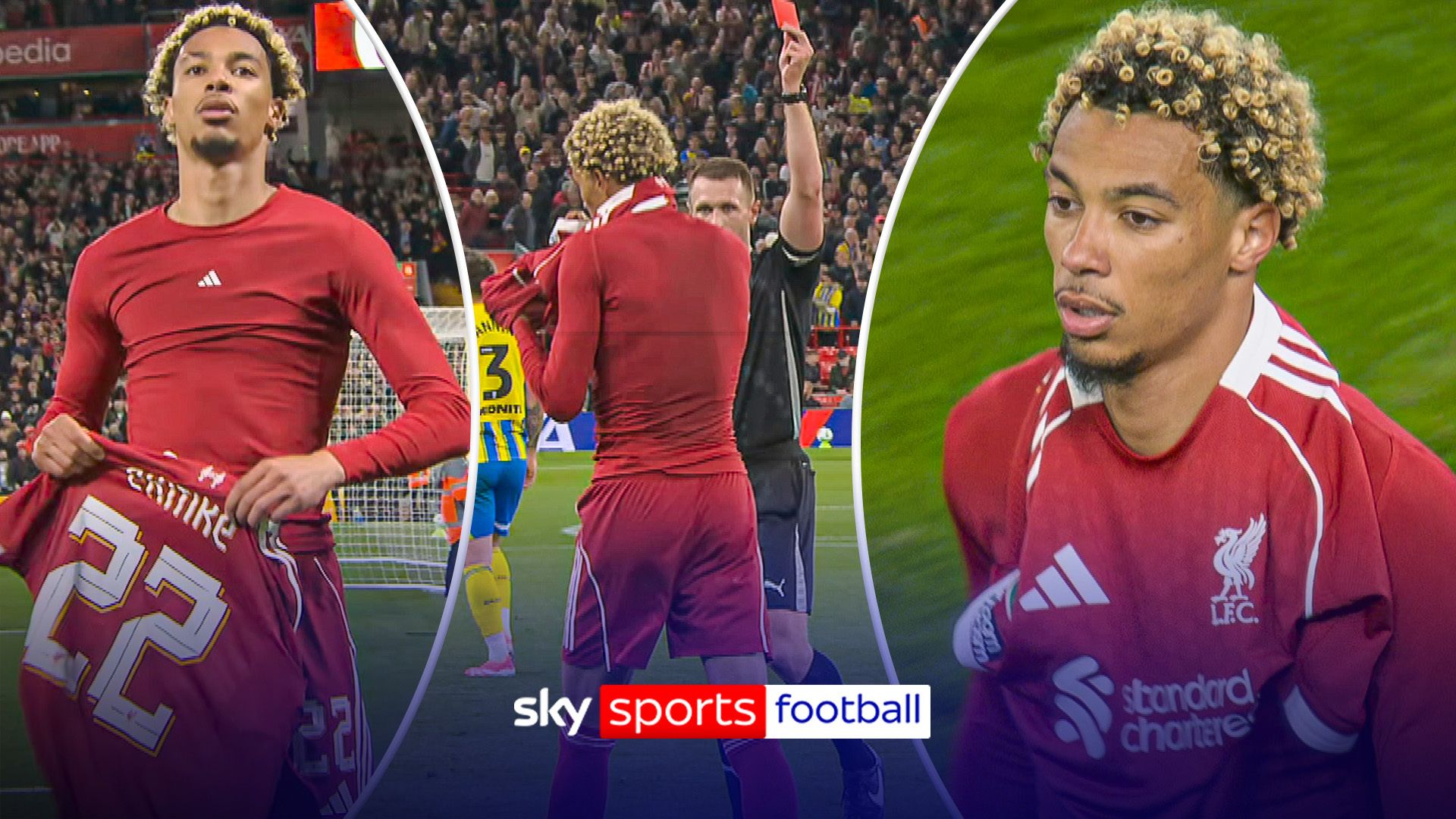 Ekitike scores winner for Liverpool... but sees RED for celebration!