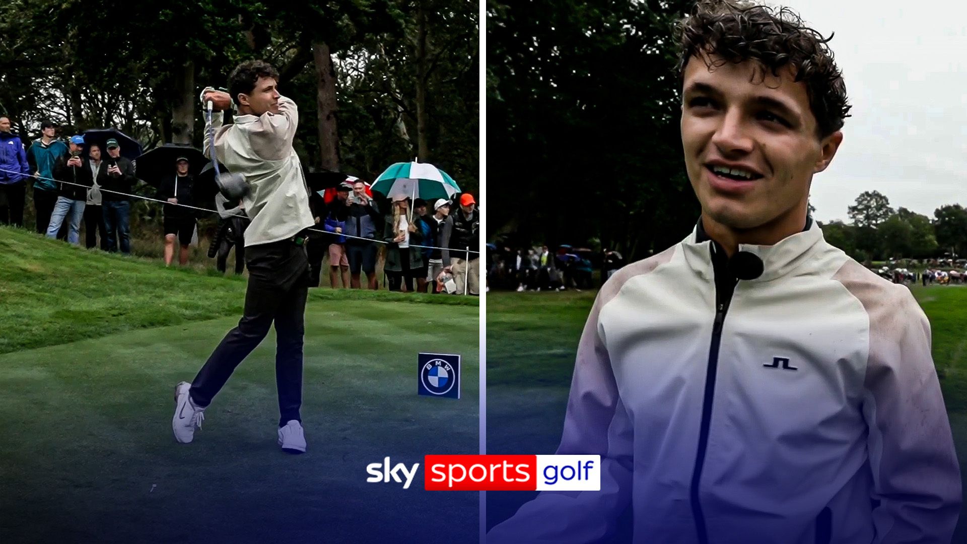 Norris more nervous playing golf at Wentworth than racing in F1