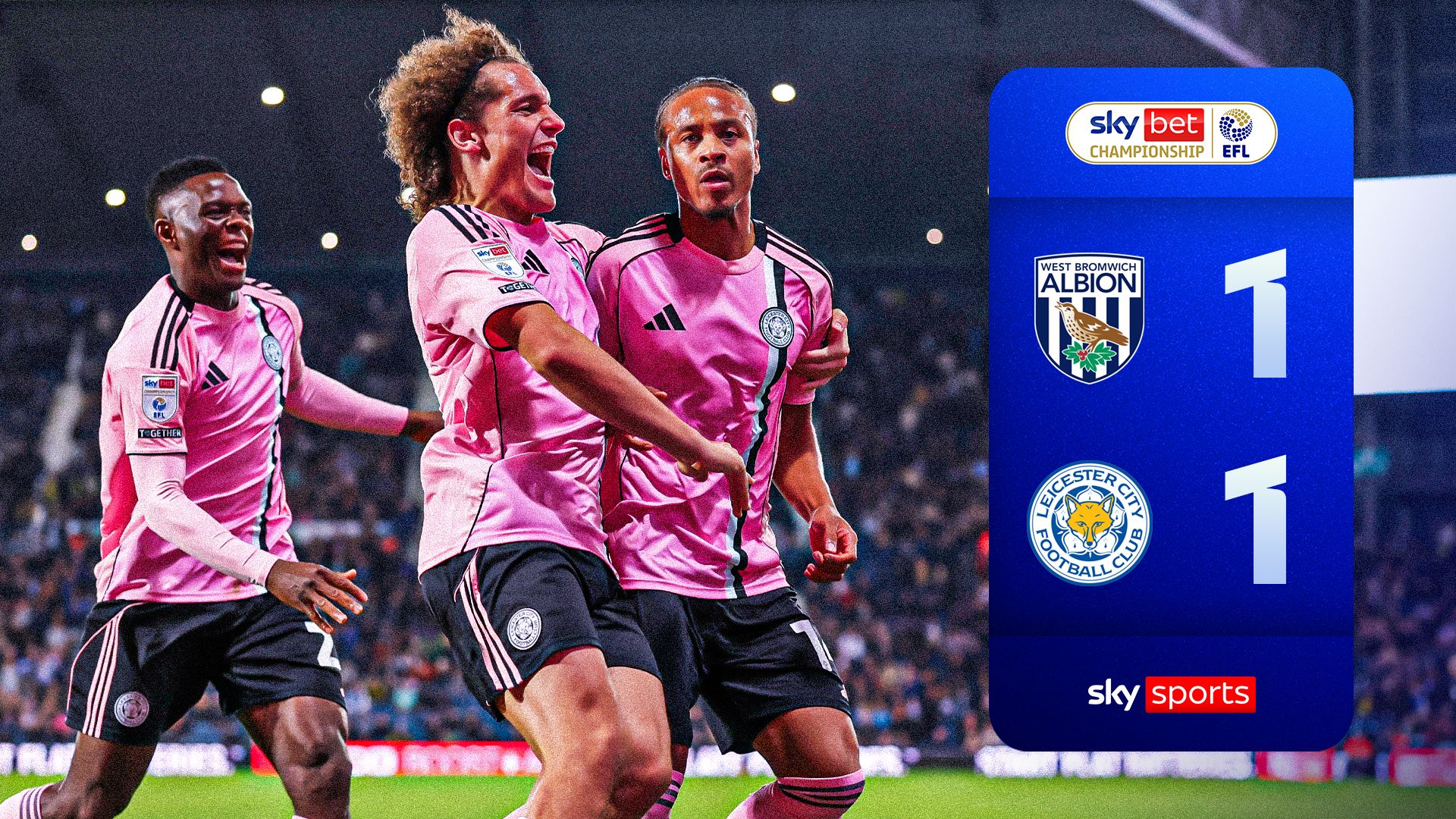 Highlights: West Brom punished by Leicester for wasted chances in LATE drama!
