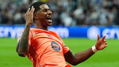 Rashford has scored seven goals in his career against Newcastle United in all competitions