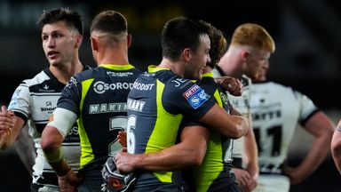 Catalans stunned Hull FC to confirm Wakefield's place in the Super League play-offs