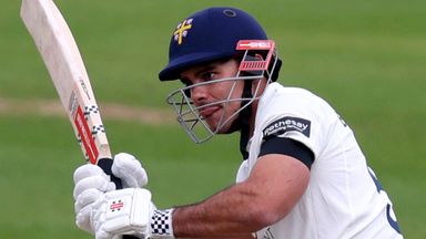 David Bedingham was one of only two Durham batters to reach double figures in the second innings