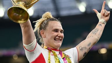 Jones shared her story of grief and determination as she excelled for England a year after the death of both her parents