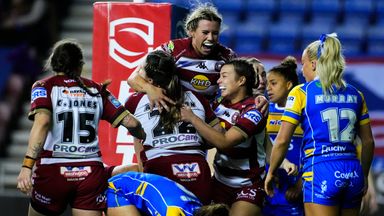 Wigan Warriors beat Leeds Rhinos to set up a Women's Super League Grand Final against rivals St Helens