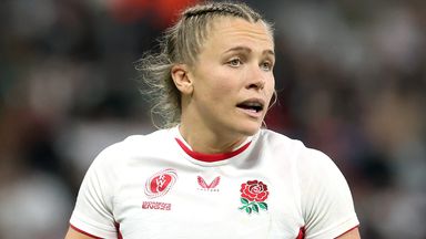England captain Zoe Aldcroft missed the final two Rugby World Cup pool matches with a knee injury