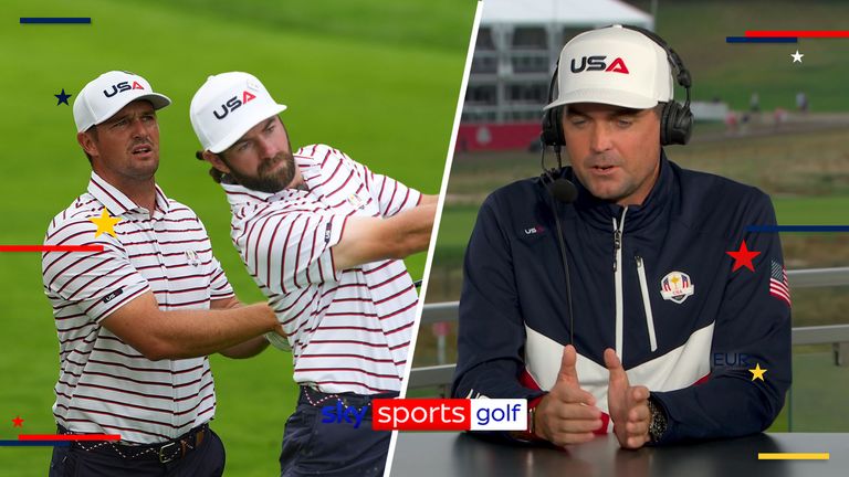 Keegan Bradley discusses the thought process behind his Ryder Cup pairings and why he elected to send out Bryson DeChambeau first in the Friday foursomes