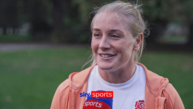 England back-row Alex Matthews looks ahead to a 'tough' Women's Rugby World Cup final against Canada