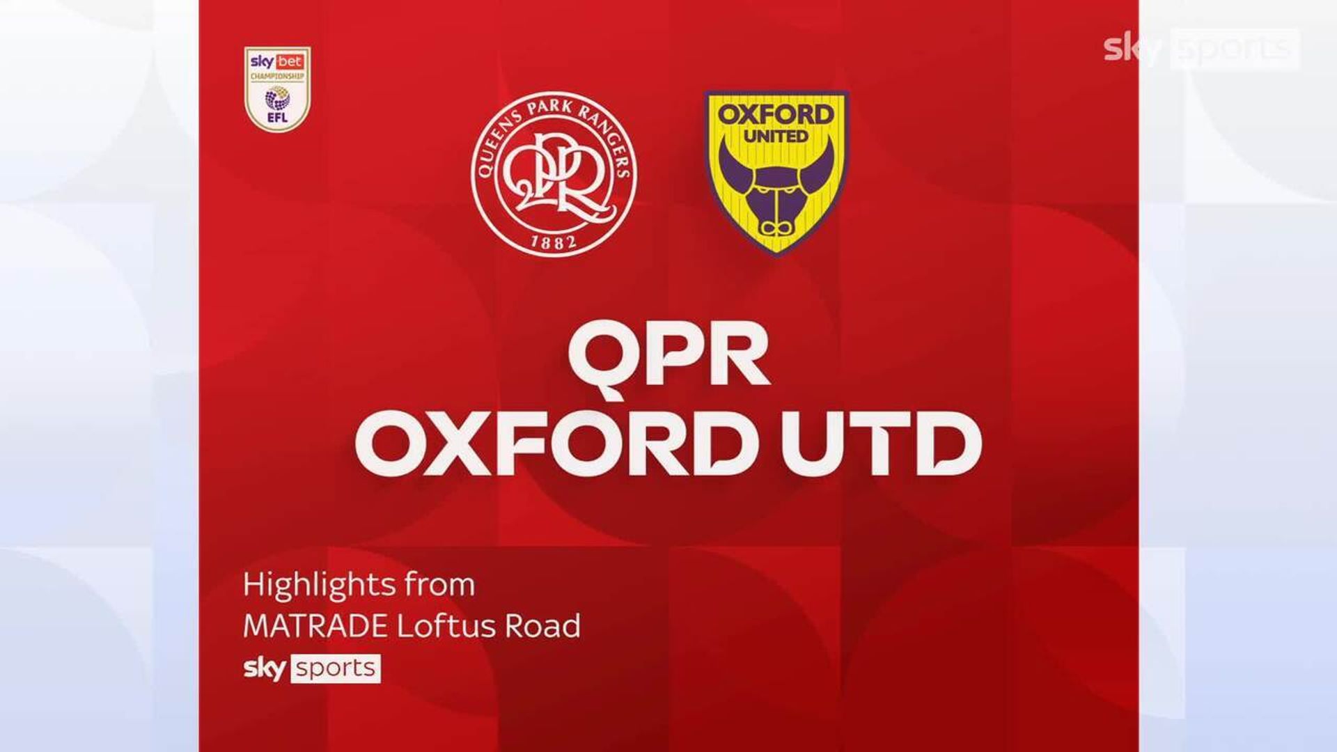 QPR 0-0 Oxford 