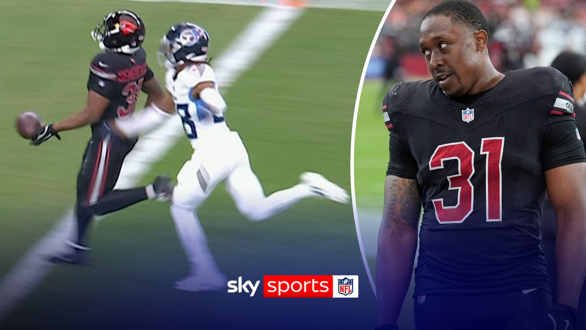 72-yard touchdown or not! Cardinals RB fumbles ball on goal line!