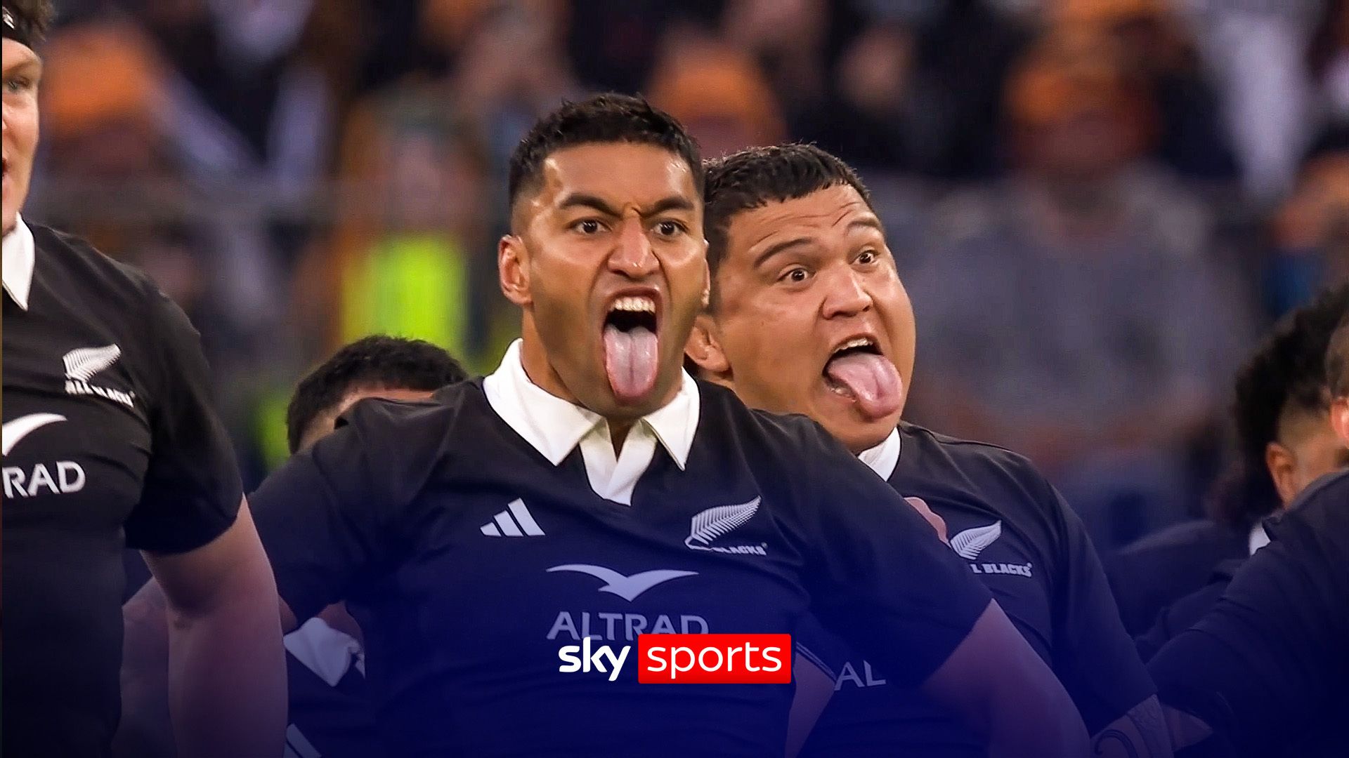 A FEARSOME Haka in Perth | 'The All Blacks throw down the challenge!'