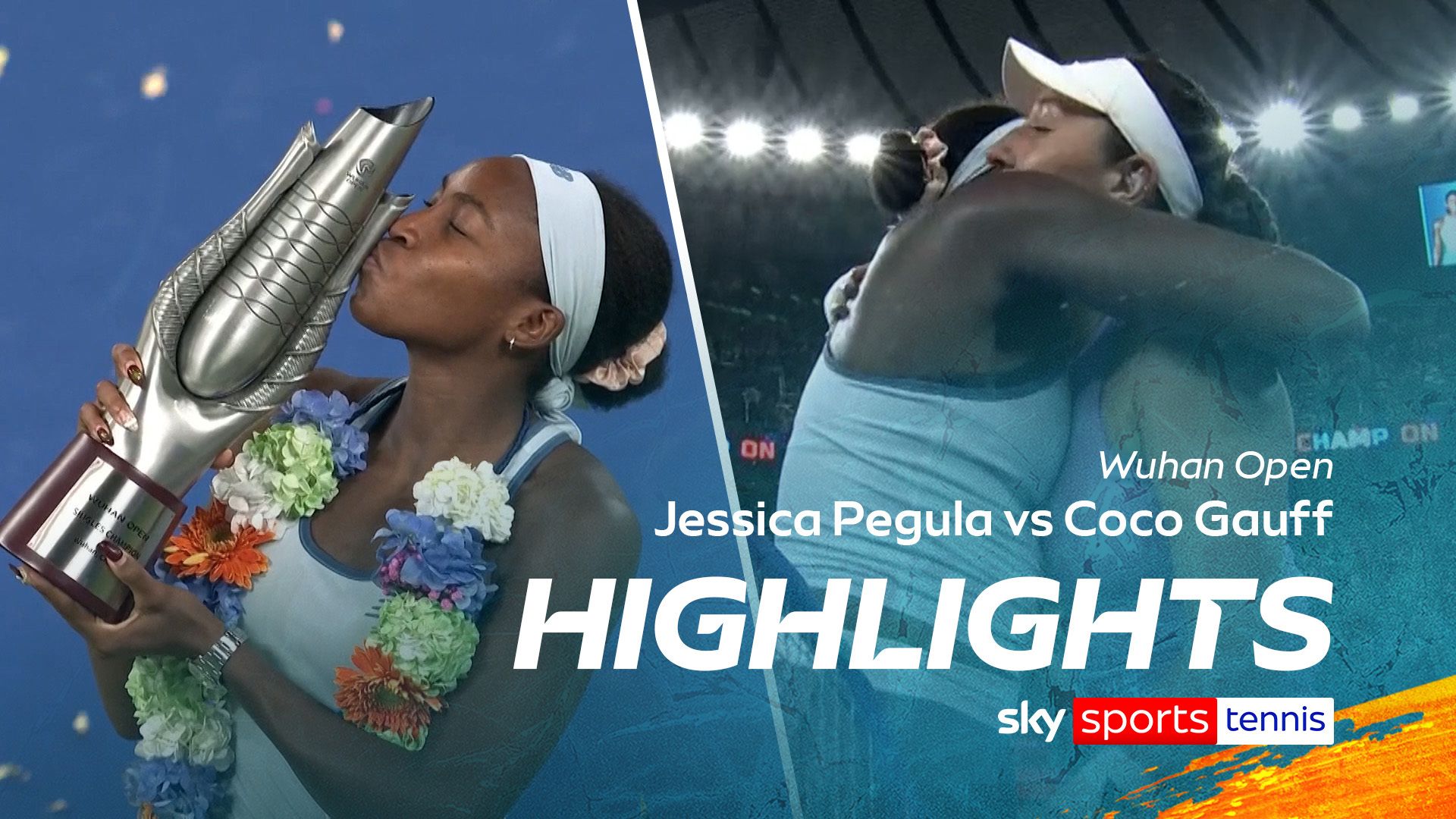 Gauff claims Wuhan Open title in straight sets 