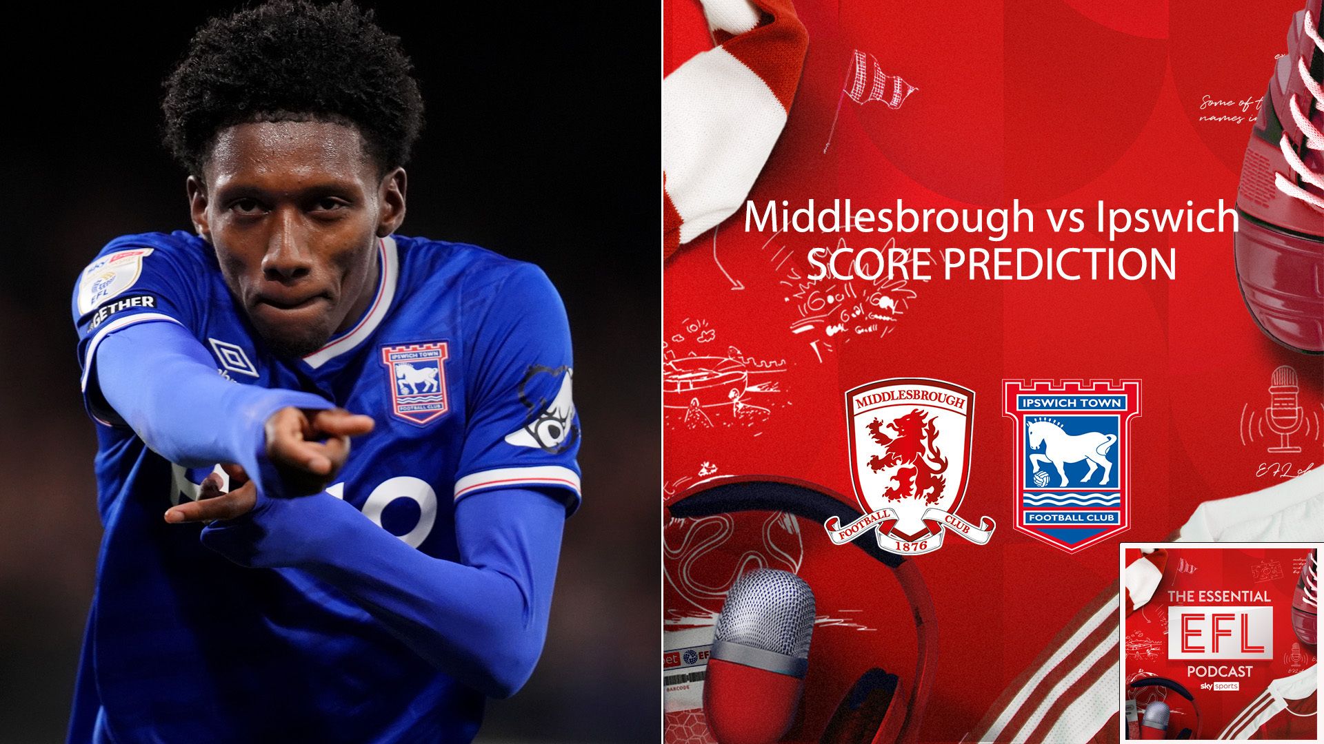 Middlesbrough vs Ipswich score prediction