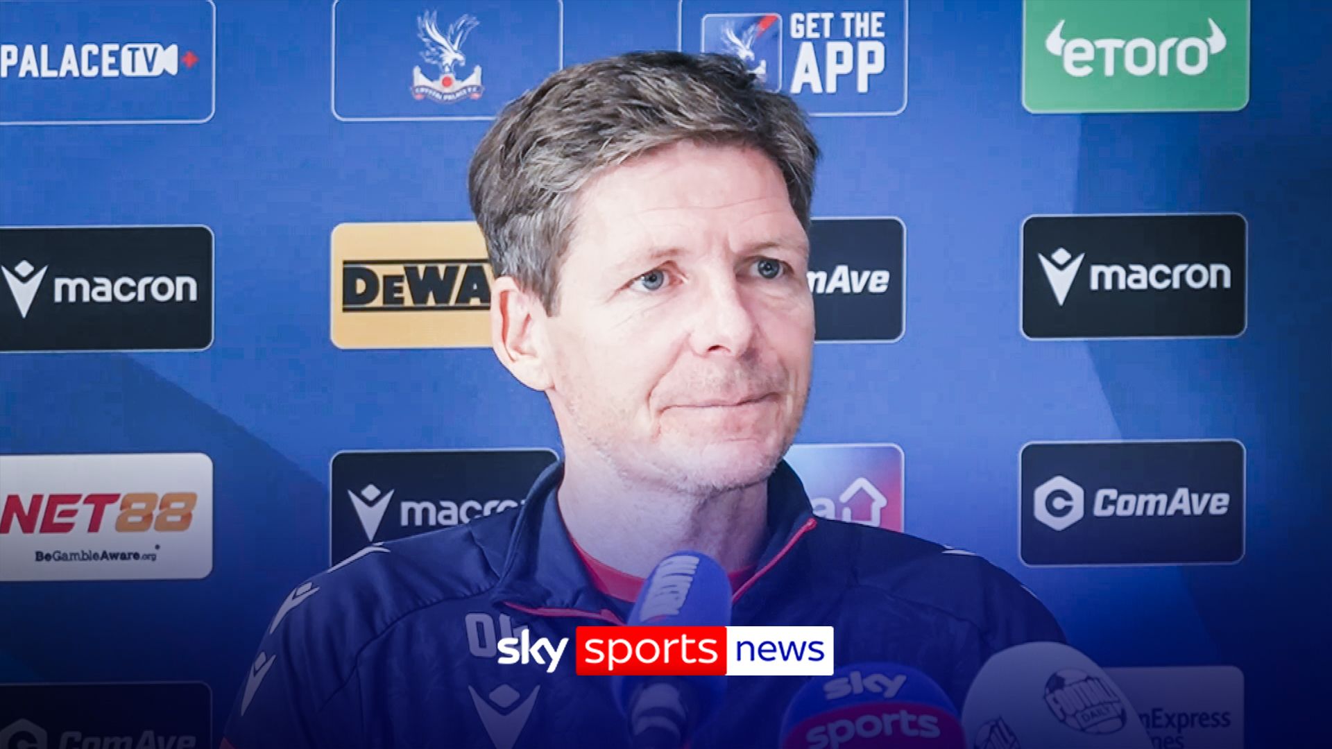 'Perfomances have been good' | Glasner not concerned by recent results