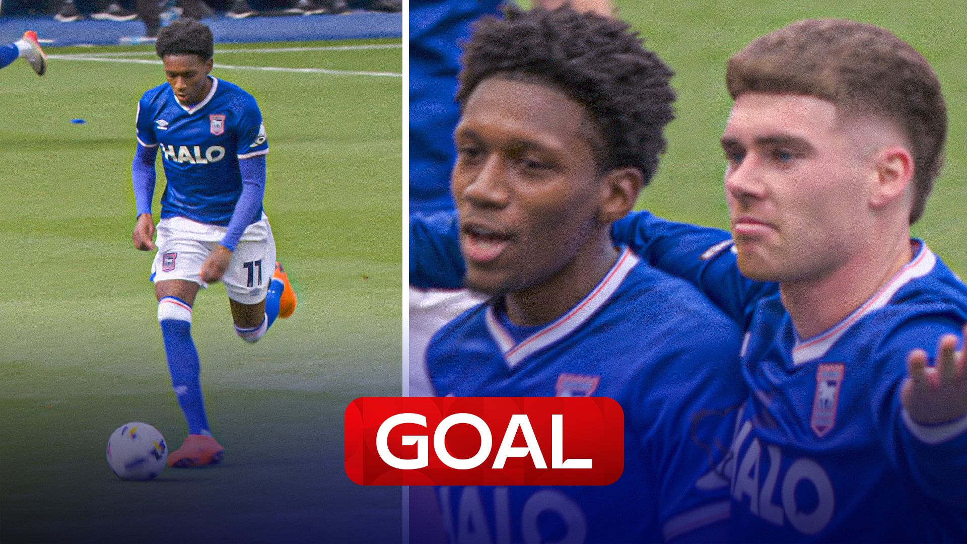 'One for the ages' | Philogene scores derby SCREAMER to restore Ipswich lead
