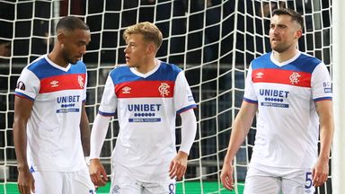 Rangers conceded two shocking goals in their defeat at Sturm Graz
