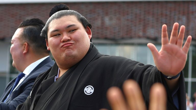 Ōnosato became sumo's 75th yokozuna in May of this year