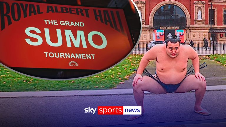 The Royal Albert Hall will host the Grand Sumo Tournament for just the second time in 1,500 years as Sumo returns to London.