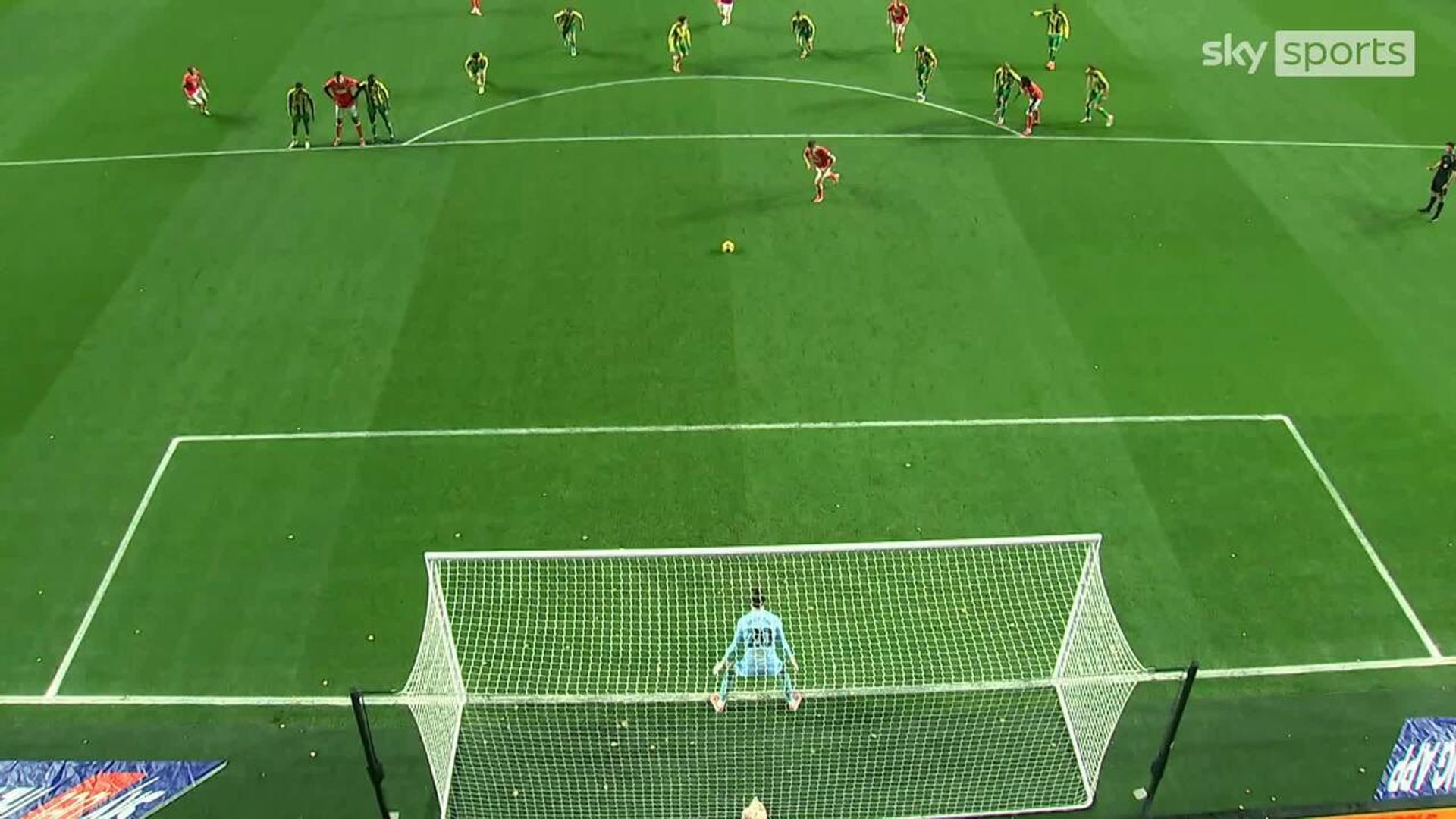 Penalty saved! Griffiths denies Docherty from 12 yards